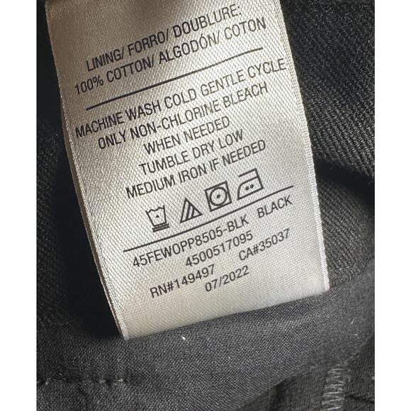 Favorite Daughter The Favorite Pant Black Pleated High Rise Wide Leg Size 2 - Picture 6 of 6